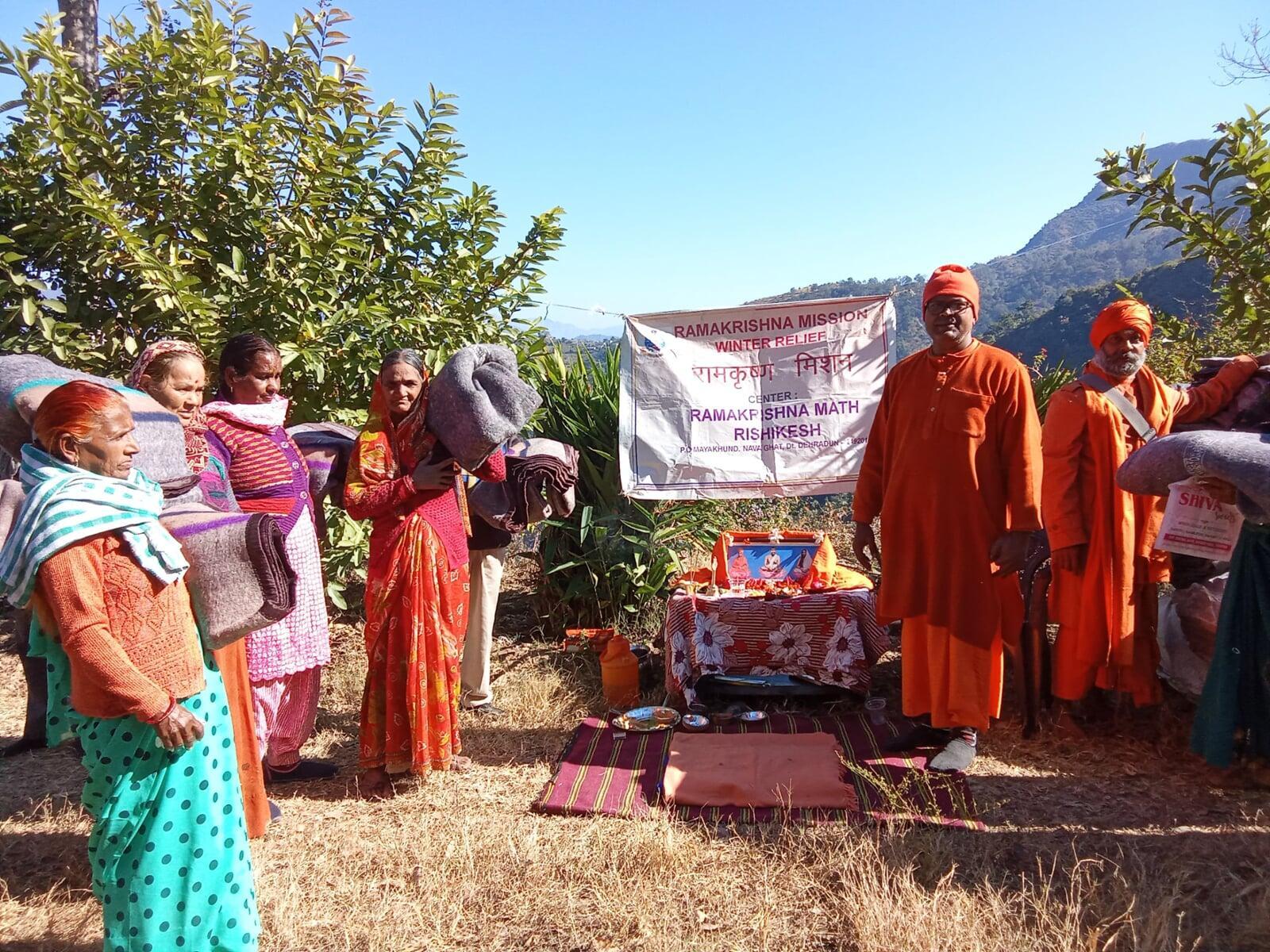 Relief Work in the interior of Himalayas